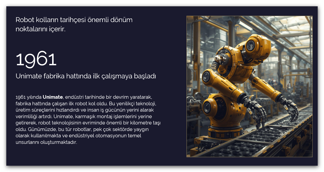 Robotik Kol ve Yapay Zeka Ders Anlatım Sunusu